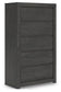 Parlayon King Panel Storage Bed, Dresser, Mirror, Chest and Nightstand