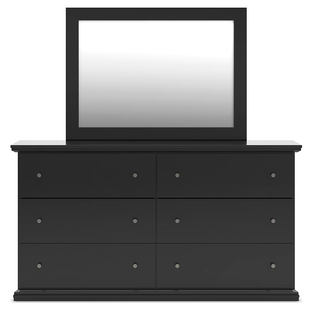 Maribel Twin Panel Bed, Dresser, Mirror, Chest and Nightstand