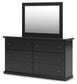Maribel Twin Panel Bed, Dresser, Mirror and Nightstand
