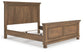 Vandenmore California King Panel Bed with Mirrored Dresser