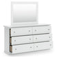 Bostwick Shoals Full Panel Bed, Dresser, Mirror, Chest and Nightstand