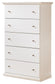 Bostwick Shoals King Panel Bed, Dresser, Mirror, Chest and Nightstand