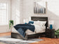 Delmorta Queen Panel Bed, Dresser, Mirror and Nightstand