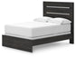 Delmorta Full Panel Bed, Dresser, Mirror, Chest and Nightstand