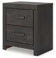 Delmorta Full Panel Storage Bed, Dresser, Mirror, Chest and Nightstand