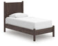 Cadmori Twin Panel Platform Bed, Dresser, Mirror, Chest and Nightstand