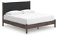 Cadmori King Upholstered Panel Platform Bed, Dresser, Mirror, Chest and Nightstand