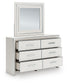 Birmonton Queen Upholstered Panel Bed, Dresser, Mirror, Chest and Nightstand