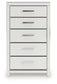 Birmonton Queen Upholstered Panel Bed, Dresser, Mirror and Nightstand