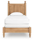 Galletyn Twin Panel Bed with Mirrored Dresser