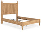 Galletyn Full Panel Bed with Mirrored Dresser