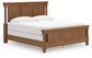 Chadworth King Poster Bed with Mirrored Dresser and Nightstand