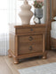 Chadworth California King Poster Bed with Mirrored Dresser and Nightstand