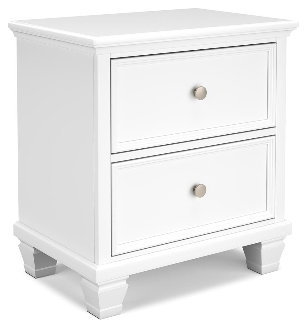 Fortman California King Panel Storage Bed, Dresser, Mirror and Nightstand