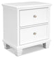 Fortman Twin Panel Storage Bed, Dresser, Mirror and Nightstand