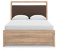 Hollymount Queen Upholstered Platform Bed, Dresser, Mirror and Nightstand