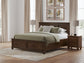 Danabrin California King Panel Storage Bed, Dresser and Mirror