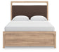 Hollymount Queen Upholstered Panel Bed, Dresser and Mirror