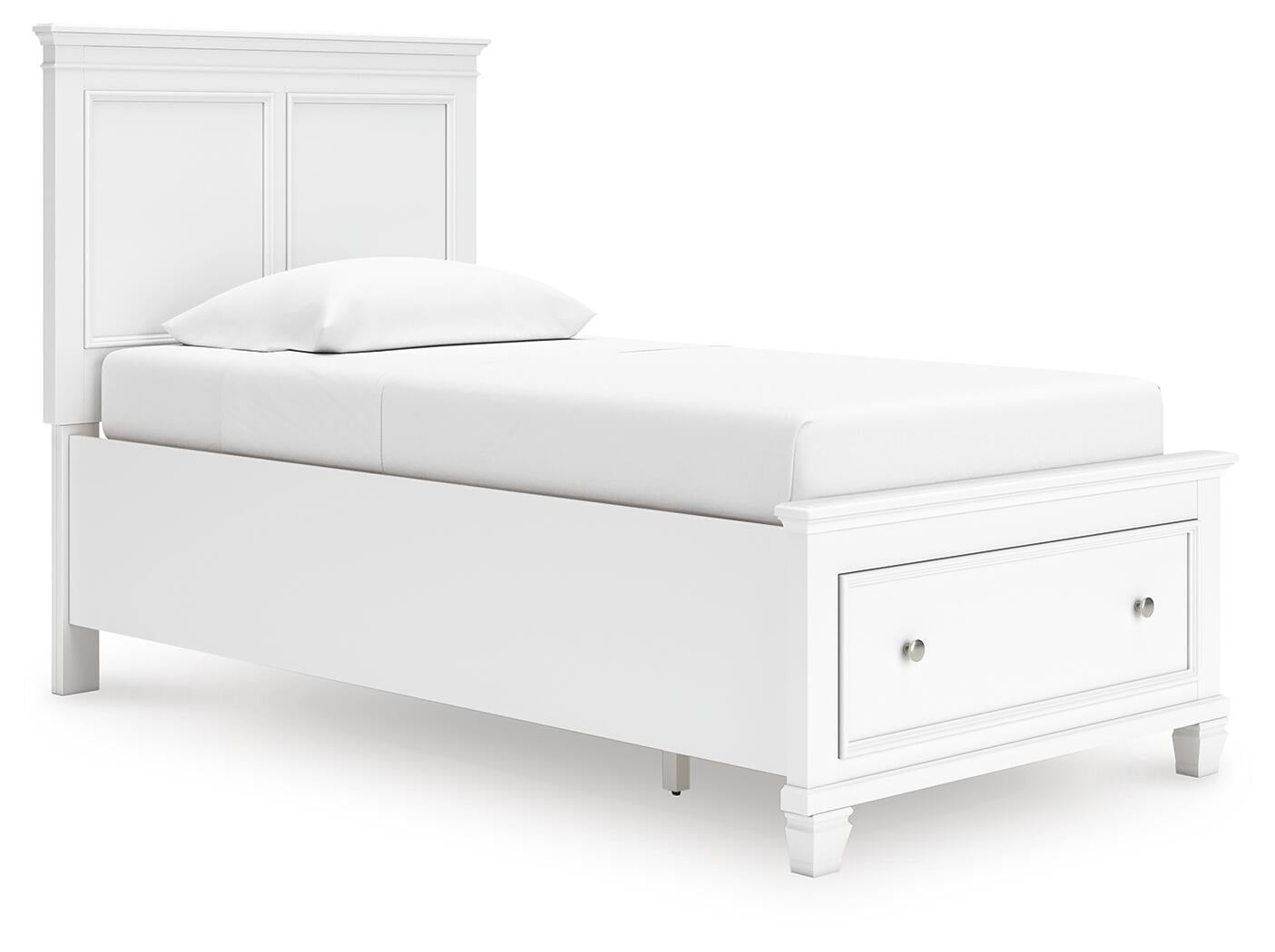 Fortman Twin Panel Storage Bed, Dresser and Mirror