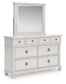 Chadworth Queen Poster Bed, Dresser and Mirror
