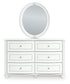 Maylilly Full Upholstered Panel Storage Bed, Dresser and Mirror