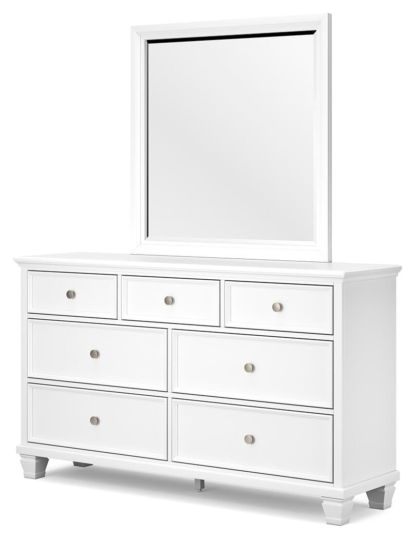 Fortman Full Panel Storage Bed, Dresser and Mirror
