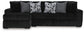 Midnight-Madness 3-Piece Sectional with Chaise