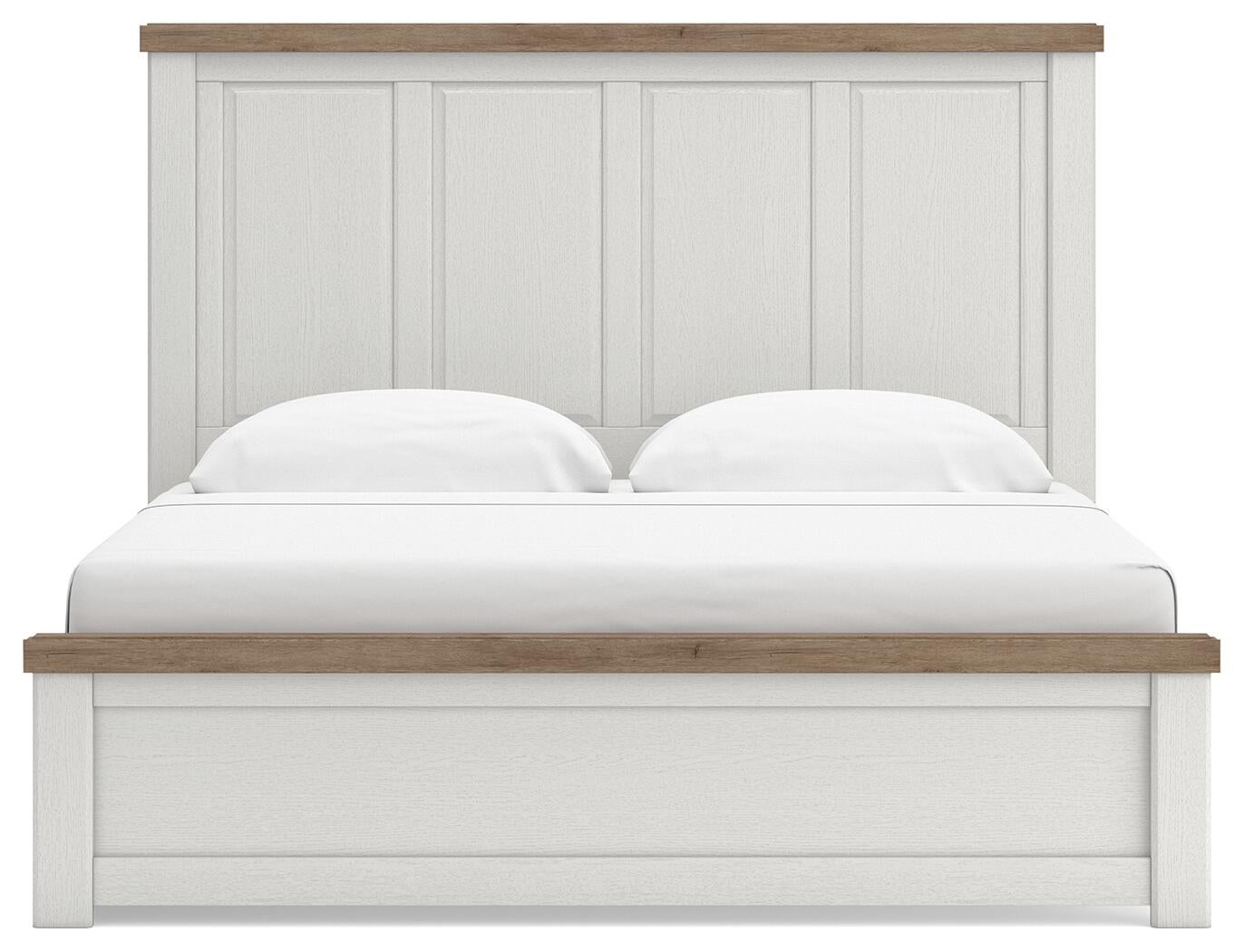 Savonport King Panel Bed with Storage, Dresser and Mirror