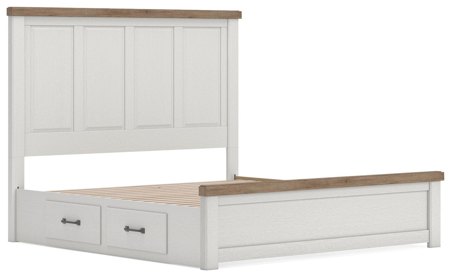 Savonport King Panel Bed with Storage. Dresser, Mirror and Nightstand
