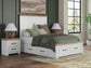 Savonport King Panel Storage Bed, Dresser and Mirror