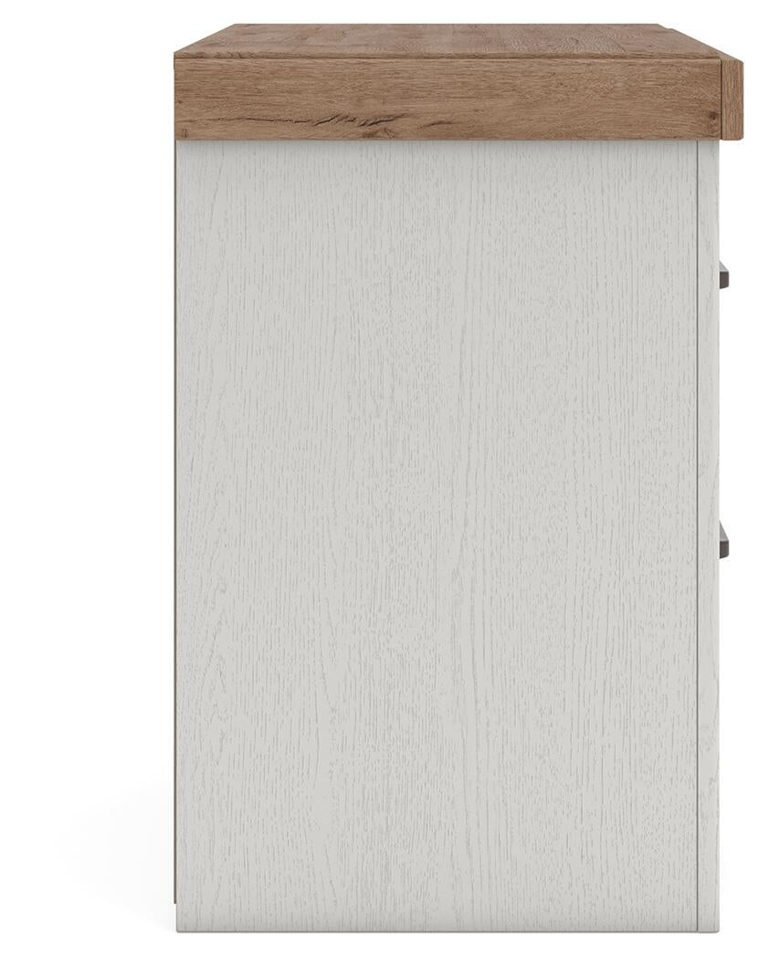 Savonport Queen Panel Bed with Storage. Dresser, Mirror and Nightstand