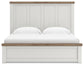 Savonport King Panel Bed with Storage. Dresser, Mirror and Nightstand