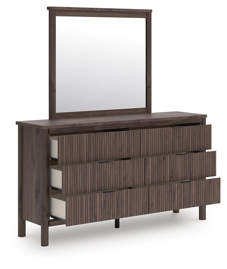 Cadmori Twin Panel Bed, Dresser, Mirror, Chest and Nightstand
