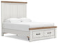 Savonport Full Panel Storage Bed, Dresser and Mirror