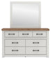 Savonport Full Panel Storage Bed, Dresser and Mirror