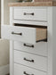 Savonport Twin Panel Bed, Dresser, Mirror, Chest and Nightstand