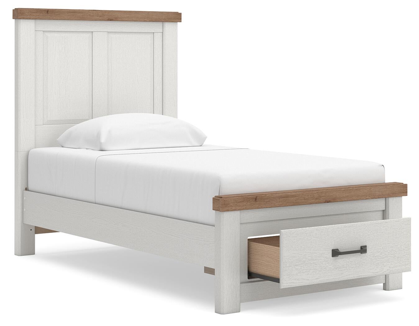 Savonport Twin Panel Storage Bed, Dresser and Mirror