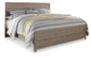 Culverbach King Panel Bed with Mirrored Dresser, Chest and Nightstand