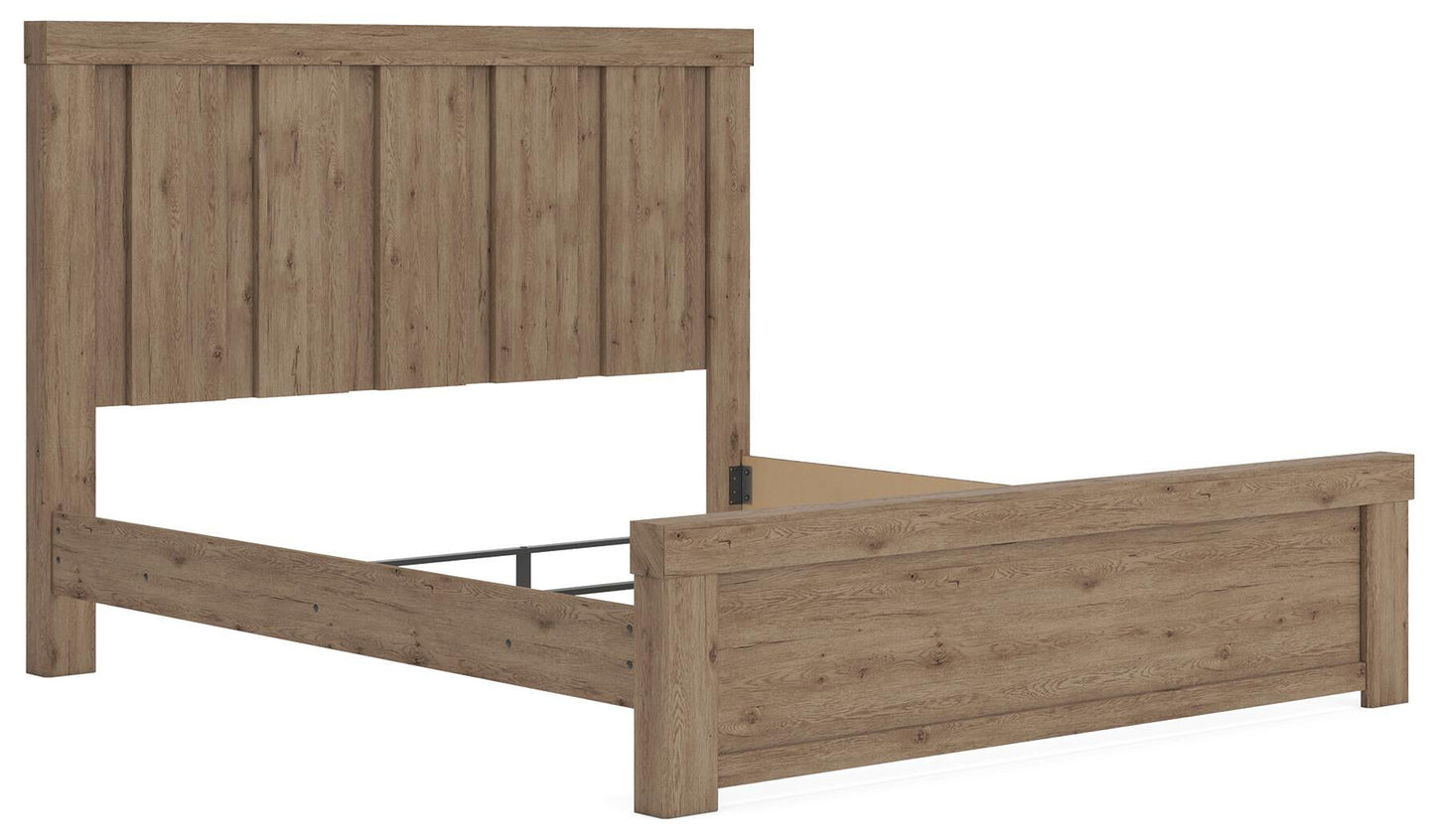 Garistyn King Panel Bed, Dresser and Mirror