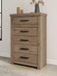 Garistyn Queen Panel Storage Bed, Dresser, Mirror, Chest and Nightstand