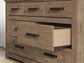 Garistyn King Panel Storage Bed, Dresser and Mirror