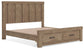 Garistyn King Panel Storage Bed. Dresser, Mirror and Nightstand