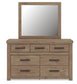 Garistyn King Panel Storage Bed, Dresser, Mirror, Chest and Nightstand