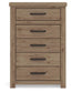 Garistyn King Panel Storage Bed, Dresser, Mirror, Chest and Nightstand