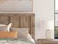 Garistyn Queen Panel Storage Bed. Dresser, Mirror and Nightstand