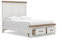 Savonport Queen Panel Storage Bed, Dresser and Mirror