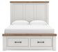 Savonport Queen Panel Storage Bed. Dresser, Mirror and Nightstand