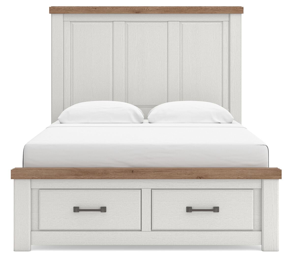Savonport Queen Panel Storage Bed, Dresser, Mirror, Chest and Nightstand
