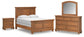 Vandenmore Queen Panel Bed with Mirrored Dresser and Nightstand