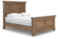 Vandenmore Queen Panel Bed with Mirrored Dresser and Nightstand